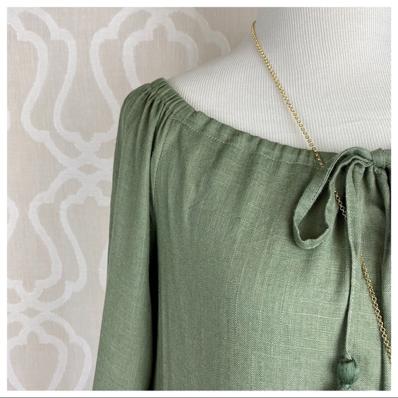 Greta Natural Fibers Flax Lagenlook Maxi - Picture 6 of 8